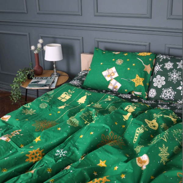 Фото - Комплект постельного белья MirSon Ranforce Elite 17-0876 Emerald Magic 220х240 (2200012194300)
